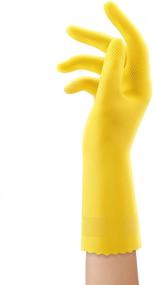 img 3 attached to 🧤 Playtex Hand Saver Premium Latex Rubber Gloves - Large Size (Pack of 6)