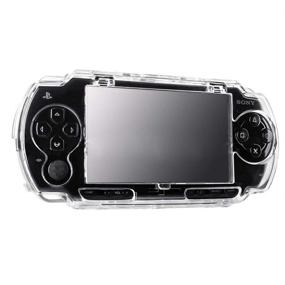 img 2 attached to 🎮 OSTENT Crystal Clear Travel Carry Hard Cover Case Compatible with Sony PSP 1000 Game Console - Protective Shell