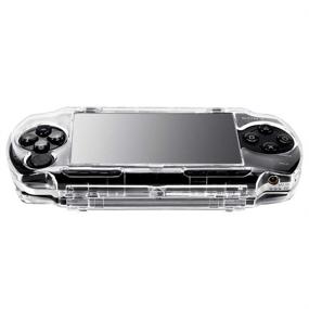 img 4 attached to 🎮 OSTENT Crystal Clear Travel Carry Hard Cover Case Compatible with Sony PSP 1000 Game Console - Protective Shell