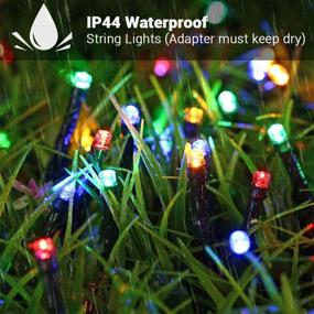 img 3 attached to 🎄 82ft 200 LED Indoor Outdoor Christmas Lights: Multi-Color Fairy String Lights for Garden, Yard, Party, Holiday, Xmas Tree Decorations - Connectable & Timer