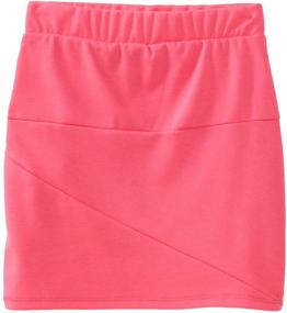 img 1 attached to 👗 Stylish and Easy-to-Wear: Amy Byer Big Girls' Pull On Seam Panels Skirt