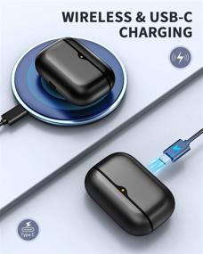 img 2 attached to ORYTO Bluetooth Headphones: Touch Control Wireless Earbuds with Wireless Charging Case & Waterproof Design - Premium Stereo Sound Earphones for Android iOS, TV, Gaming, Laptop, and Sports