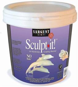 img 1 attached to 🎨 Sargent Art 22-2003 10-Pound White Sculpt-It: Premium Resalable Tub for Effortless Sculpting