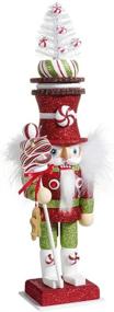 img 4 attached to 🍭 Kurt Adler 13.5-Inch Hollywood Candy Soldier Nutcracker, Multi-Colored