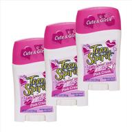 🌸 teen spirit pink crush anti-perspirant deodorant stick, 1.40 oz - pack of 3 logo