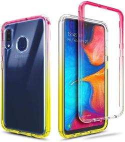 img 3 attached to E-Began Case Compatible For Samsung Galaxy A20/A30 With [Built-In Screen Protector] Cell Phones & Accessories