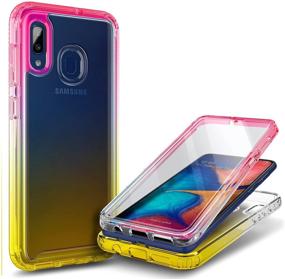 img 4 attached to E-Began Case Compatible For Samsung Galaxy A20/A30 With [Built-In Screen Protector] Cell Phones & Accessories