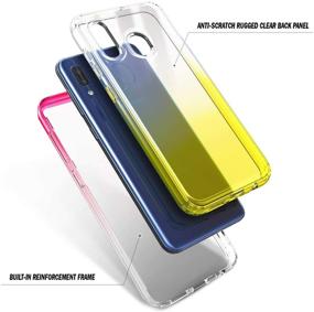 img 1 attached to E-Began Case Compatible For Samsung Galaxy A20/A30 With [Built-In Screen Protector] Cell Phones & Accessories