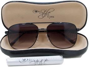 img 1 attached to 😎 Trendsetting Eye Fashion: Unisex Just Chillin' Full Reader Aviator Sunglasses by In Style Eyes