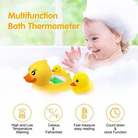 img 3 attached to 🐤 MSNUNA Baby Thermometer (Upgraded Set) - Ultimate Safety with Floating Yellow Duck Toy