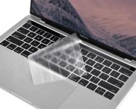 🖥️ macbook pro touch bar keyboard cover - ultra thin clear keyboard skin for 2019-2016 macbook pro with touchbar 13 inch a2159 a1706 a1989, 15 inch a1707 a1990 - protective skin by casebuy logo