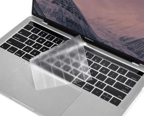 img 4 attached to 🖥️ MacBook Pro Touch Bar Keyboard Cover - Ultra Thin Clear Keyboard Skin for 2019-2016 MacBook Pro with TouchBar 13 Inch A2159 A1706 A1989, 15 Inch A1707 A1990 - Protective Skin by CaseBuy