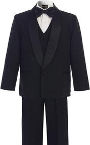 img 1 attached to 👔 OLIVIA KOO Boys Classic Tuxedo - Boys' Clothing, Suits, and Sport Coats