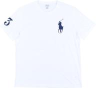 👕 classic white polo ralph lauren t-shirt for men's fashion: t-shirts & tanks collection logo