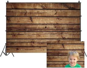 img 2 attached to Leowefowa Shabby Retro Wood Texture Plank Backdrop: 10x8ft Vintage Wood Board for Stunning Photography - Rustic Baby Birthday Party, Baby Shower, Portrait Shoot, Dessert Cake Photo Booth