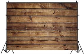 img 1 attached to Leowefowa Shabby Retro Wood Texture Plank Backdrop: 10x8ft Vintage Wood Board for Stunning Photography - Rustic Baby Birthday Party, Baby Shower, Portrait Shoot, Dessert Cake Photo Booth