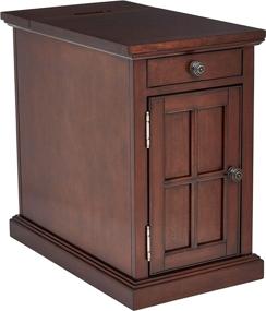 img 4 attached to 🏮 Ball & Cast Accent End Table: Dark Brown, 23-inch Height, Set of 1 - Stylish and Functional