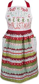 img 3 attached to 🎅 DII Cozy Christmas Holiday Baking Set: Apron Dress, Oven Mitt, Dishtowel, Tote - 4-Piece Collection
