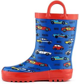 img 4 attached to KomForme: Colorful and Waterproof Boys' Shoes with Print Designs - Perfect for Outdoor Adventures!