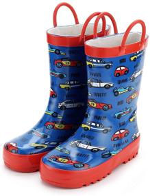 img 1 attached to KomForme: Colorful and Waterproof Boys' Shoes with Print Designs - Perfect for Outdoor Adventures!