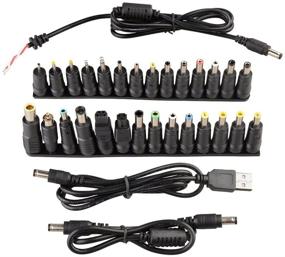 img 4 attached to Onite DC Charging Cable with 28 Different Size DC Female 5.5x2.1mm to Male Plug Tips and 3 USB Cables/DC to DC Cord