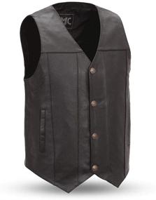 img 3 attached to 🔎 Optimized Search: Internal Concealed Gun Pockets Buffalo Nickel Men's Vest by First Manufacturing