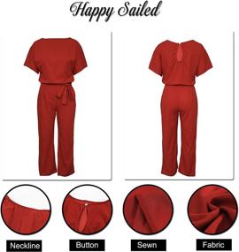 img 1 attached to Happy Sailed Casual Jumpsuits X Large Women's Clothing and Jumpsuits, Rompers & Overalls