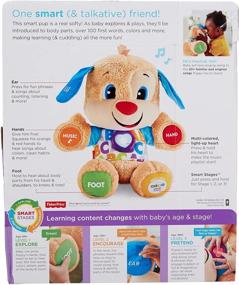 img 2 attached to 🐶 Fisher-Price Щенок Смарт Стейджес Умный этапы, Коричневый: Забавный и образовательный друг вашего ребенка.