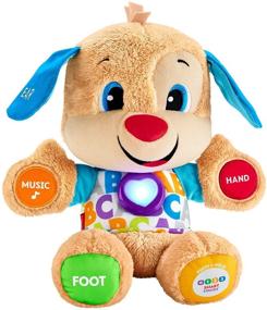 img 4 attached to 🐶 Fisher-Price Щенок Смарт Стейджес Умный этапы, Коричневый: Забавный и образовательный друг вашего ребенка.