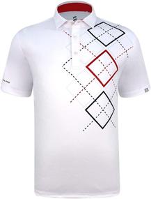 img 4 attached to 👕 SAVALINO Men's Clothing with Advanced Anti-Odor Sublimation Technology