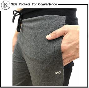 img 2 attached to Шорты YogaAddict удобная одежда для мужчин на пилатес и открытый воздух