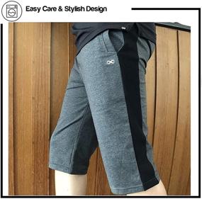 img 1 attached to Шорты YogaAddict удобная одежда для мужчин на пилатес и открытый воздух
