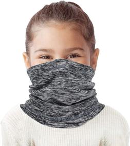 img 4 attached to Balaclava Gaiter Warmer Cover Scarf: Ideal Boys' Accessory for Cold Weather Protection