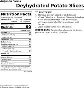 img 2 attached to Augason Farms Dehydrated Potato Slices - 1 lb 1 oz - No. 10 Can - Enhanced SEO