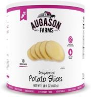 augason farms dehydrated potato slices - 1 lb 1 oz - no. 10 can - enhanced seo логотип