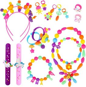 img 1 attached to Увеличьте творческий потенциал с помощью поп-бусин: создайте свои собственные ожерелья и браслеты.