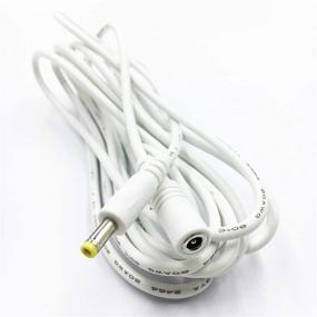 img 2 attached to 10ft Long White Extension Power Cord Replacement for 15W Alexa Dot 3rd Gen, Dot 4th Gen, Show 5, and TV Cube