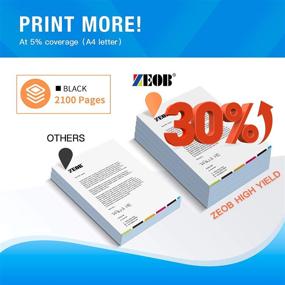 img 3 attached to 🖨️ ZEOB Compatible Toner Cartridge for HP 85A CE285A 78A CE278A Cannon 125 CRG125 128 CRG128 High Yield - 4-Pack, Black - for HP Laserjet Pro P1102w P1109w M1212nf M1217nfw MFP Printer