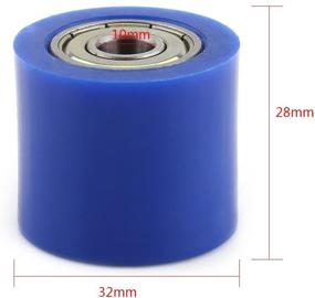 img 3 attached to Anauto Pulley Tensioner Motorcycle 10MM Blue