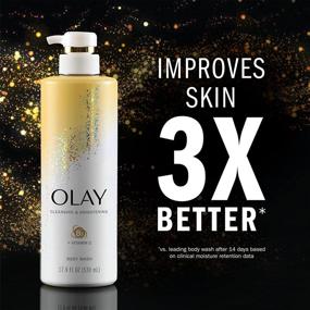 img 3 attached to 🍊 Olay Body Wash - Vitamin C and B3, Cleansing & Brightening, 17.9 Fl Oz (Pack of 4)