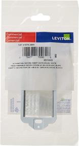 img 3 attached to 🔌 Leviton Decora Проходной щеточный кабель 41075-DBW в классическом белом цвете