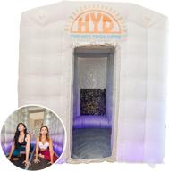 🏕️ portable and lightweight inflatable hot yoga dome: the ideal home yoga studio for indoor and outdoor use, perfect for yoga, exercise, and relaxation - featuring hot air bubble technology логотип