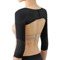 ausom women's slimming compression long sleeve arm shaper: achieve a slimmer and toned look with this back and shoulder wrap shaperwear логотип