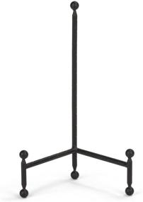 img 4 attached to 📸 TRIPAR 12 Inch Modern Black Tripod Easel: Perfect Display Stand for Pictures, Artwork, Cookbooks, Platters, & Plates