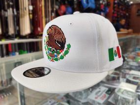 img 3 attached to Yupoong Mexico Snapback Embroidered Shield Outdoor Recreation