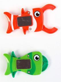 img 2 attached to Convenient and Versatile Shrockie Magnetic Fish Bag Clips: 2-Piece Set, Assorted Colors