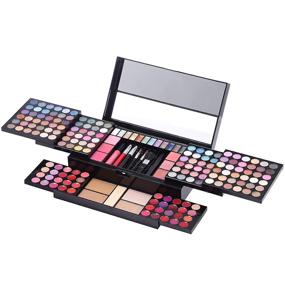 img 4 attached to 🎁 182 Colors Full Makeup Kit for Women and Teen Girls - Hot Sugar All-in-One Cosmetic Set, Perfect Birthday or Holiday Gift (BLACK)