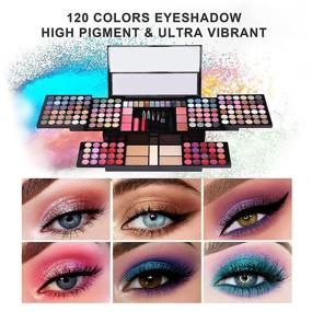 img 3 attached to 🎁 182 Colors Full Makeup Kit for Women and Teen Girls - Hot Sugar All-in-One Cosmetic Set, Perfect Birthday or Holiday Gift (BLACK)