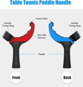 img 3 attached to Enhance Your VR Table Tennis Experience with AMVR Table Tennis Paddle Grip Handle for Oculus Quest 2 Touch Controllers