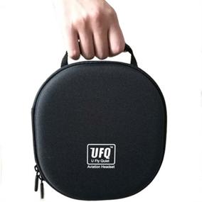 img 1 attached to 🎧 Enhanced Comfort: UFQ L-1 Super-Light Aviation Headset with MP3 Input, Bag Included
